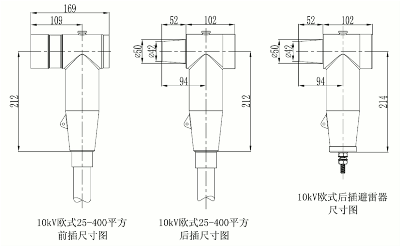 球盟会核材15kV欧式630-1250A非屏蔽型可分离连接器结构尺寸1.gif